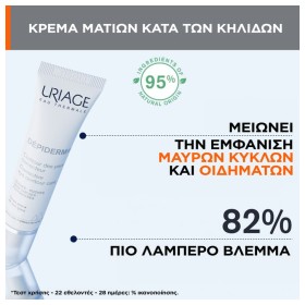 Uriage Depiderm Contour des Yeux Correcteur Κρέμα Ματιών κατά των Μαύρων Κύκλων 15ml – φωτογραφία 3